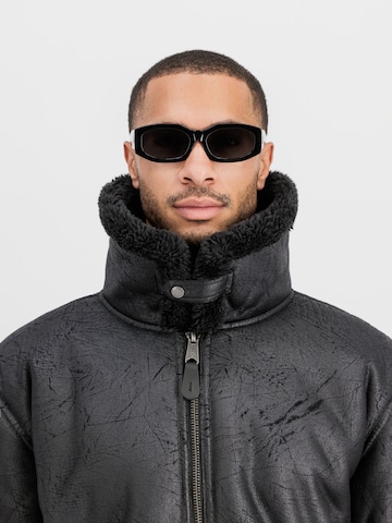 juoda ALPHA INDUSTRIES Žieminė striukė 'B3 FL'