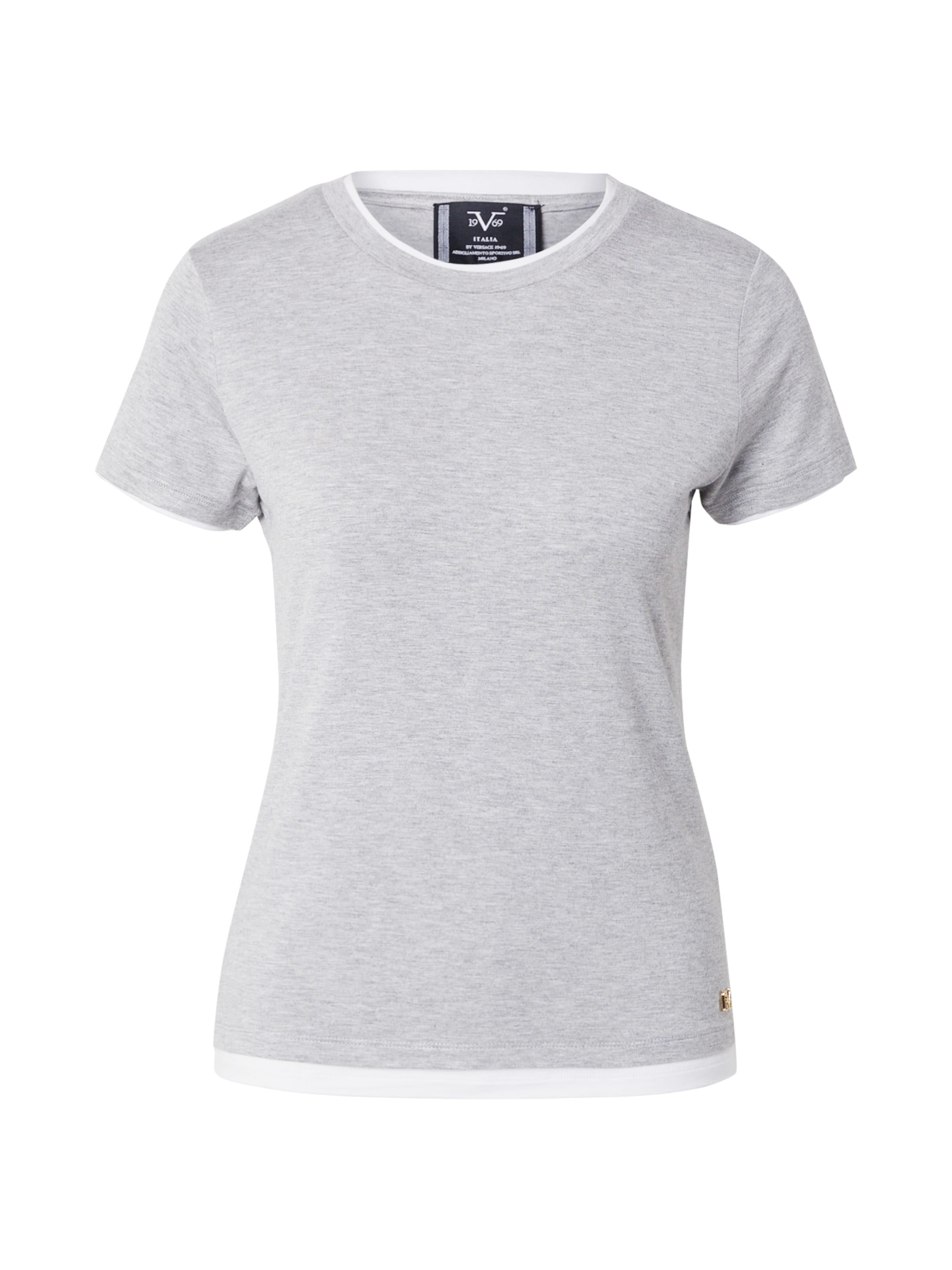 19V69 ITALIA T-Shirt 'Camilla' in Grau: Vorderseite
