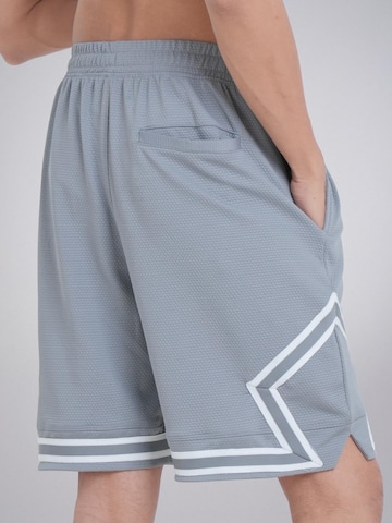 PANTONECLO Board shorts 'Pantoneclo Men’s Gym Shorts with Side Gaset' in Grey