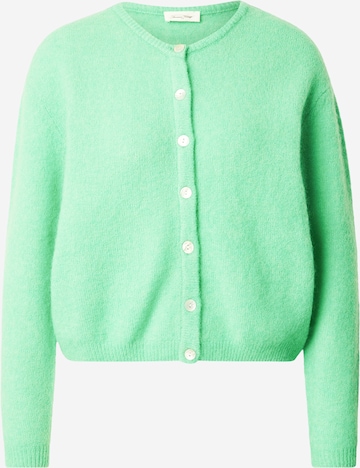 AMERICAN VINTAGE Pletena jopa 'VITOW' | zelena barva: sprednja stran
