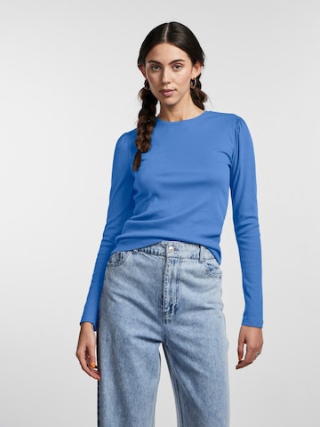 PIECES Shirt 'Ruka' in Blue: front