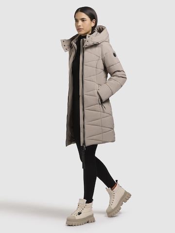 khujo Vinterfrakke 'Fitt3' i beige