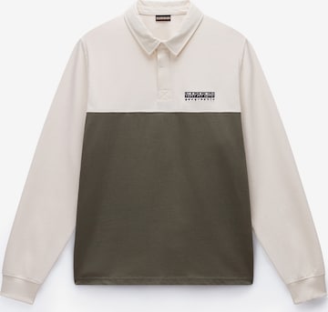 NAPAPIJRI - Camisa 'Mont' em verde: frente