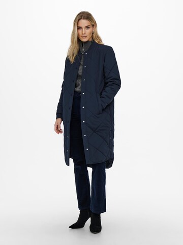 JDY Between-Seasons Coat 'Diana' in Blue