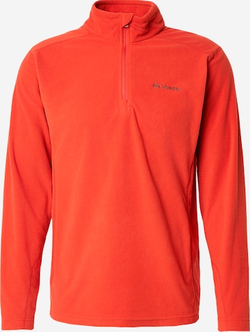 oranžinė COLUMBIA Sportinis megztinis 'Klamath Range™ II': priekis