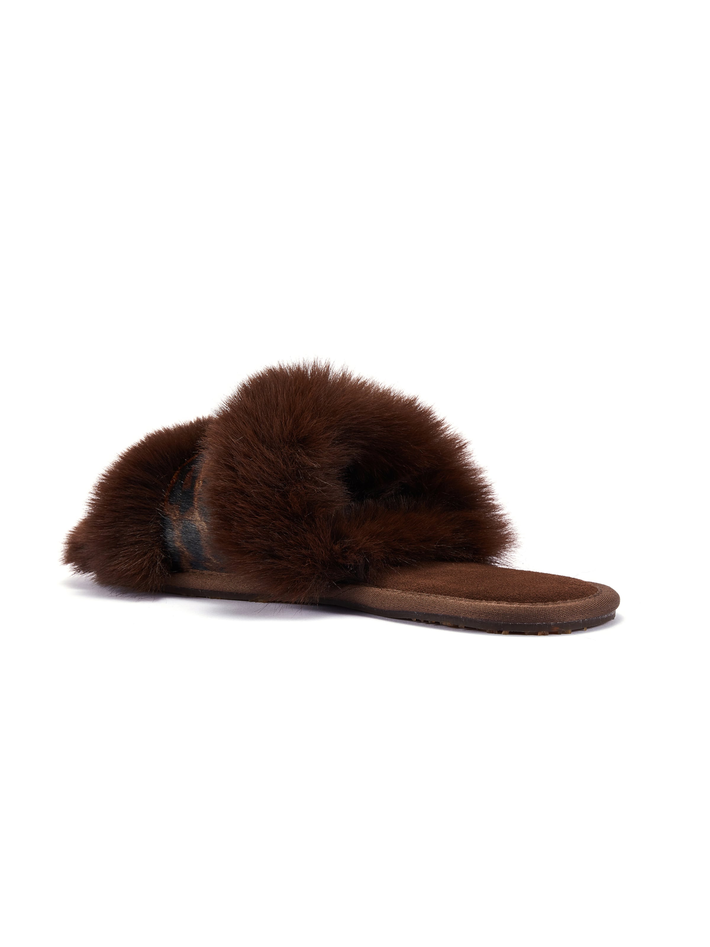 Pantoufle ' MUCHAS LUXE ' Australia Luxe Collective en marron : derrière