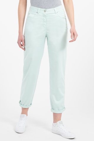 Recover Pants Tapered Pants 'Cara' in Green: front