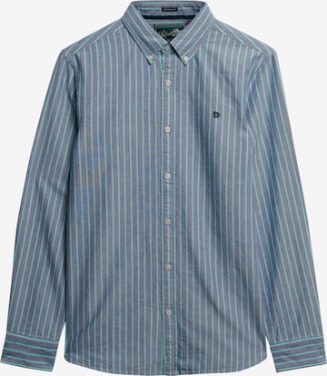 Superdry Overhemd in Groen: voorkant