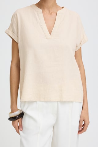 b.young - Blusa 'BYFalakka' em bege