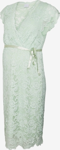 MAMALICIOUS Šaty 'MIVANE TESS' – zelená: přední strana