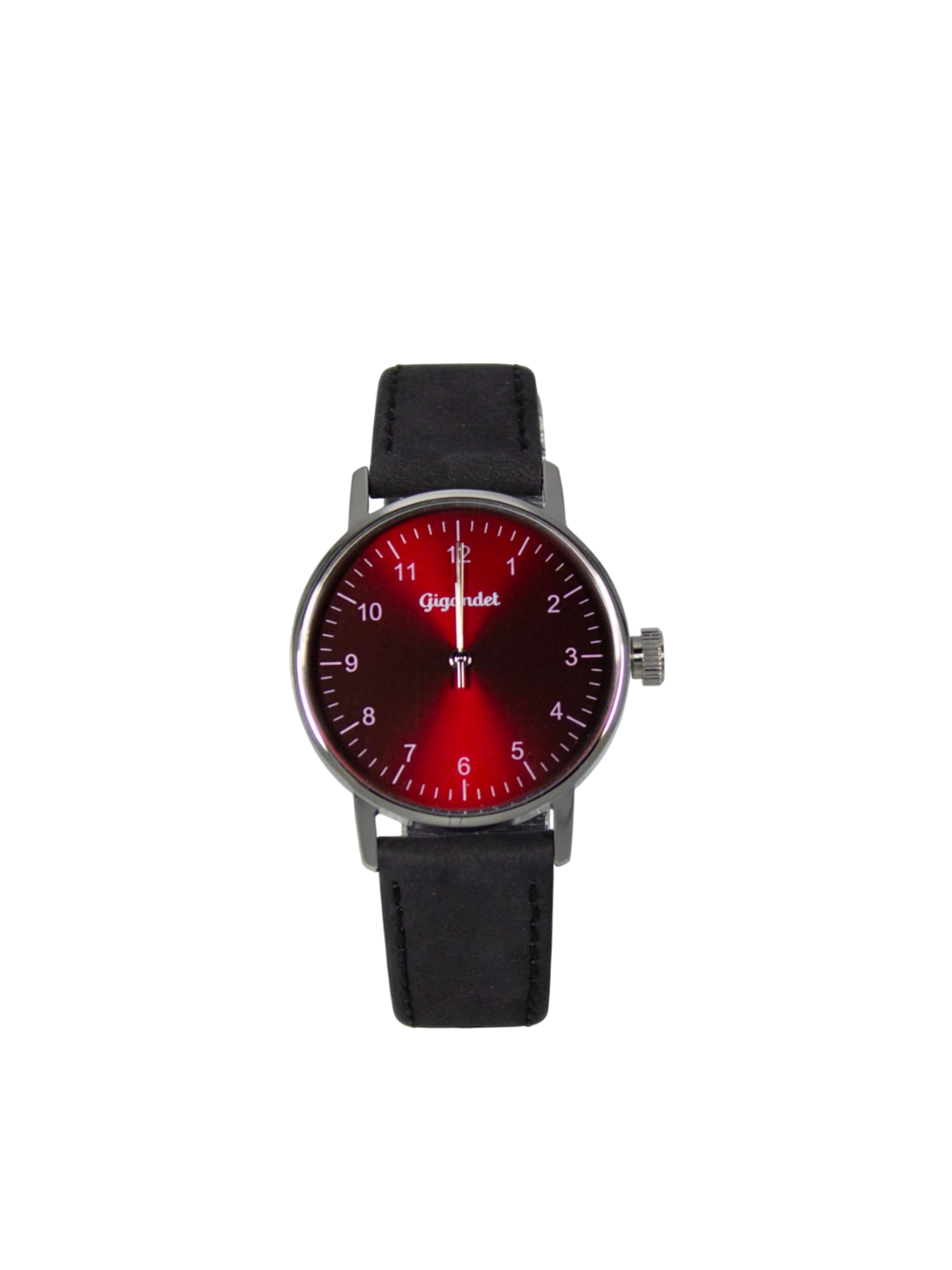 Gigandet Analog Watch 'MINIMALISM' in Red: front