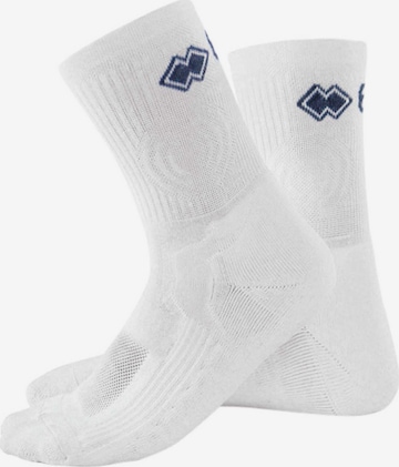 Chaussettes de sport Errea en blanc : devant