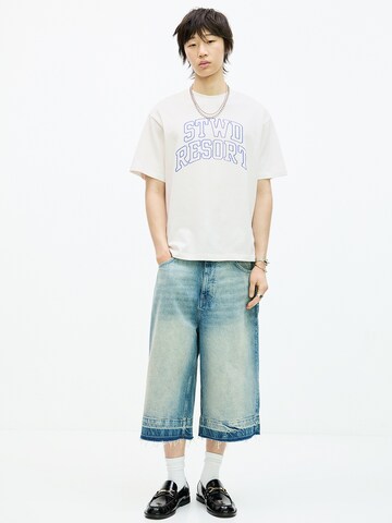T-Shirt Pull&Bear en blanc