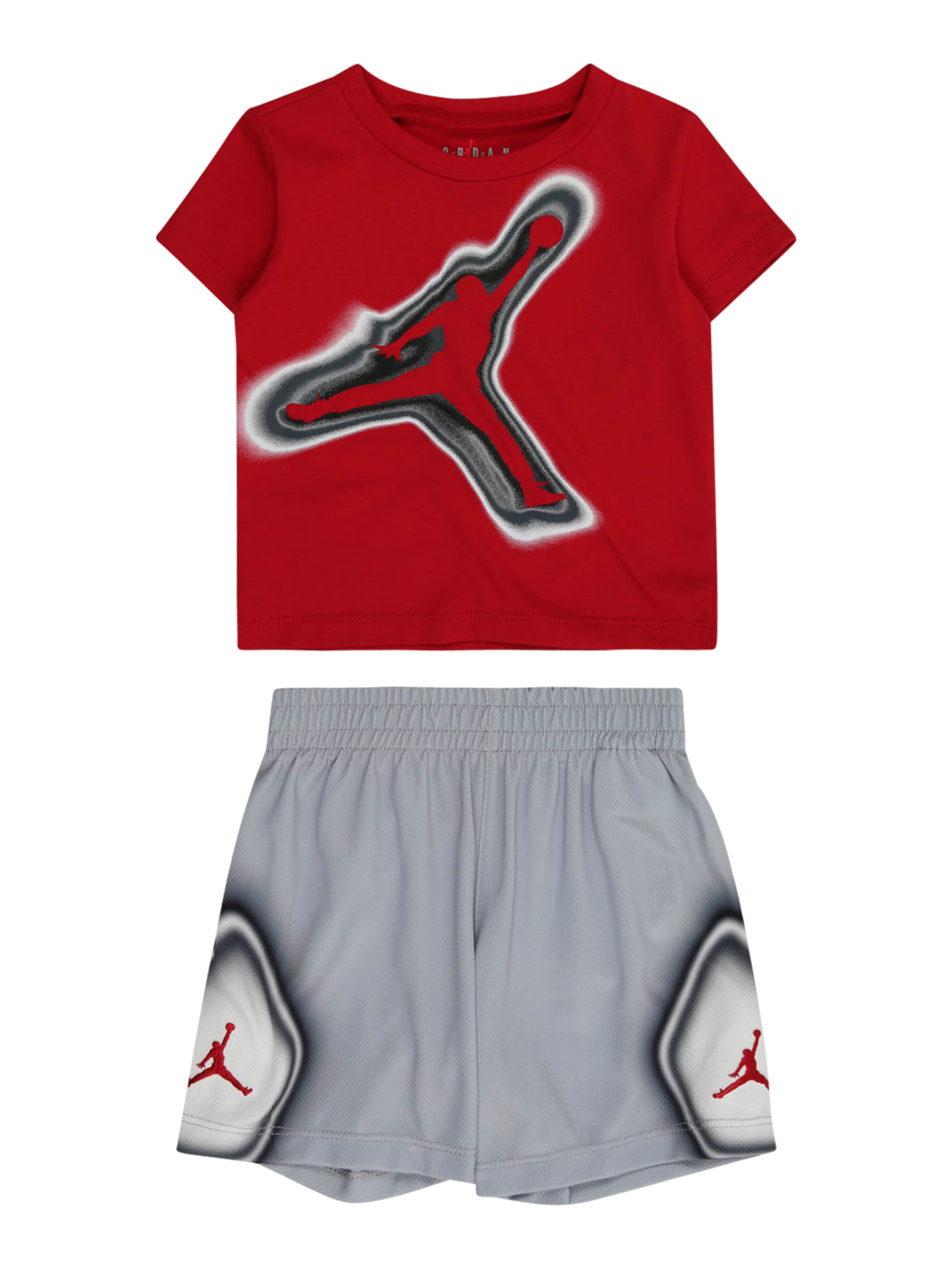 Jordan Set &#x27;AIR HEAT MAP&#x27; in Grey: front