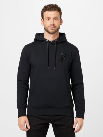 BOSS Sweatshirt 'Seeger' in Zwart: voorkant