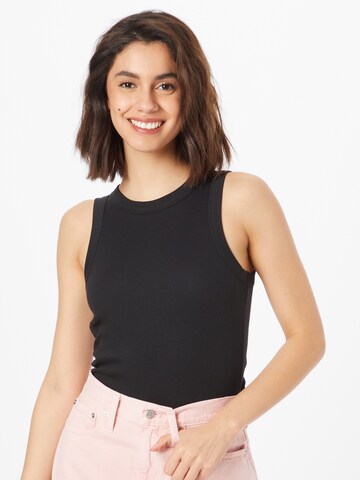 Madewell Top 'ANDY' in Black: front