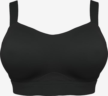 High support Soutien-gorge de sport 'Jive' SugarShape en noir : devant