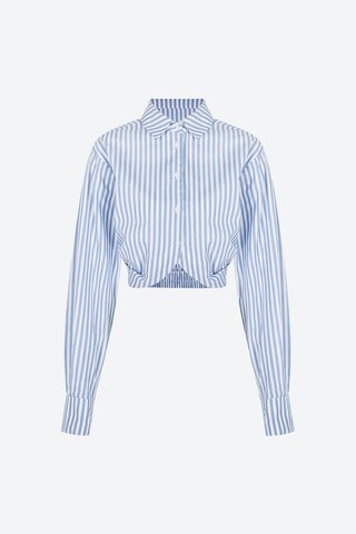 Aligne Blouse 'Flick' in Blauw: voorkant