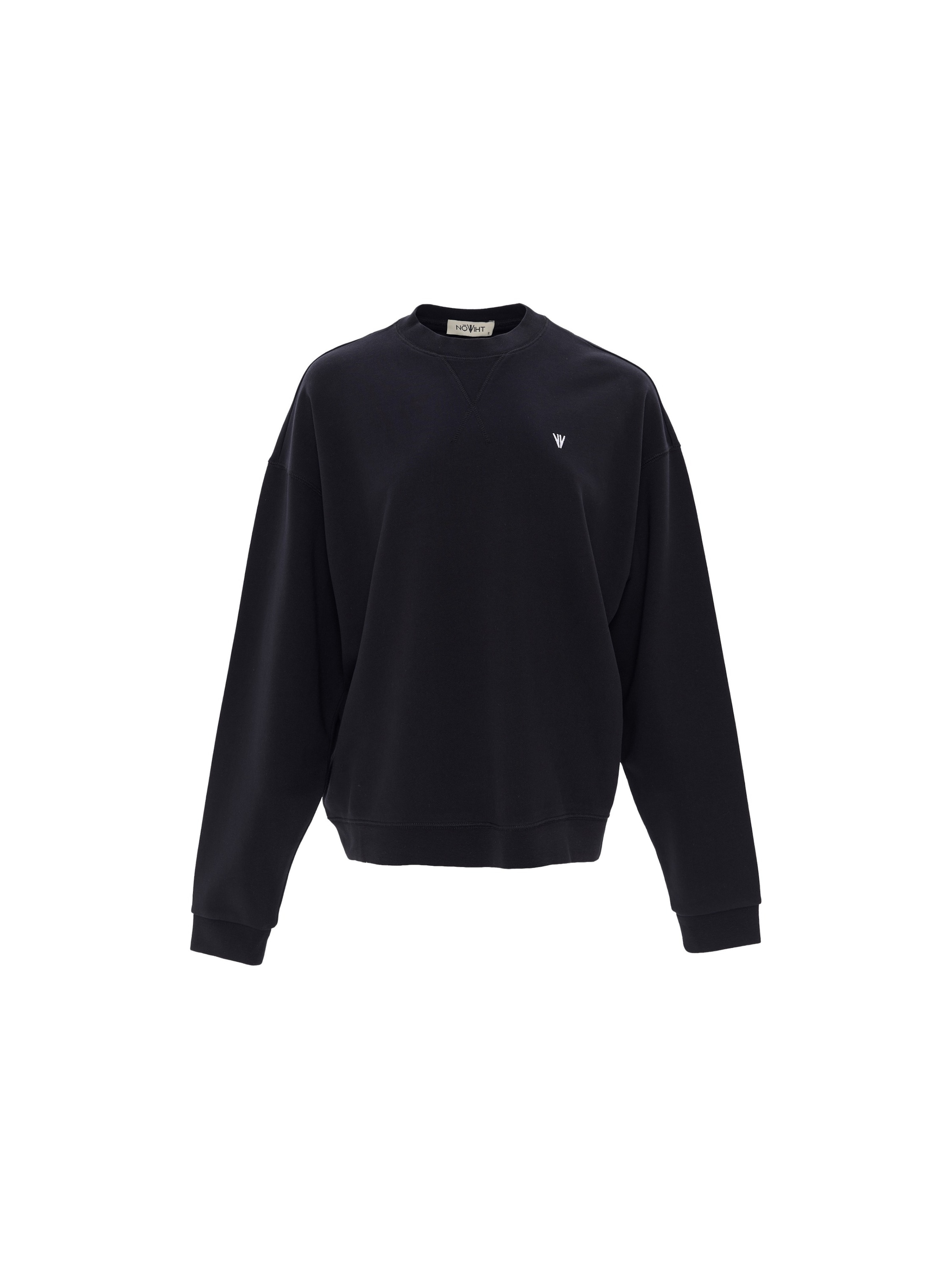 NOWIHT Sweatshirt 'Melisande' in Black: front