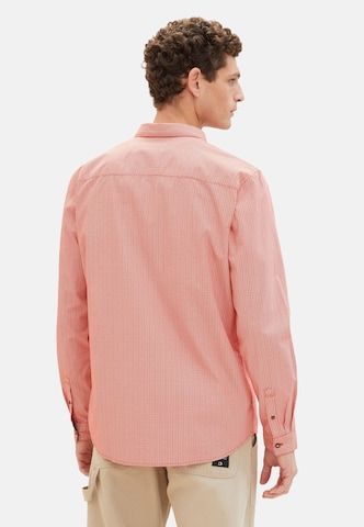 TOM TAILOR Regular Fit Hemd in Rot