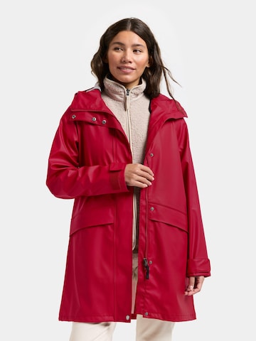 Didriksons Functionele mantel 'ELLY' in Rood: voorkant