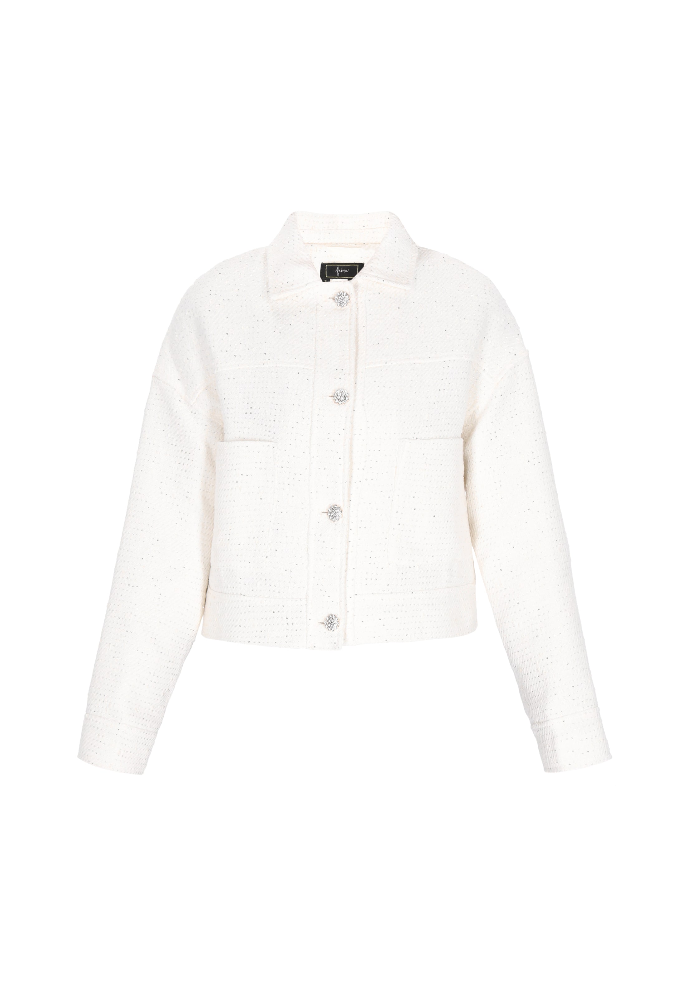 faina Prehodna jakna | bela barva: sprednja stran