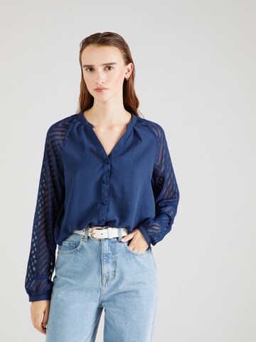 Camicia da donna 'LISA' di ONLY in blu: frontale