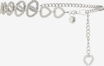 Tamaris Ремень в Серебристый: спереди