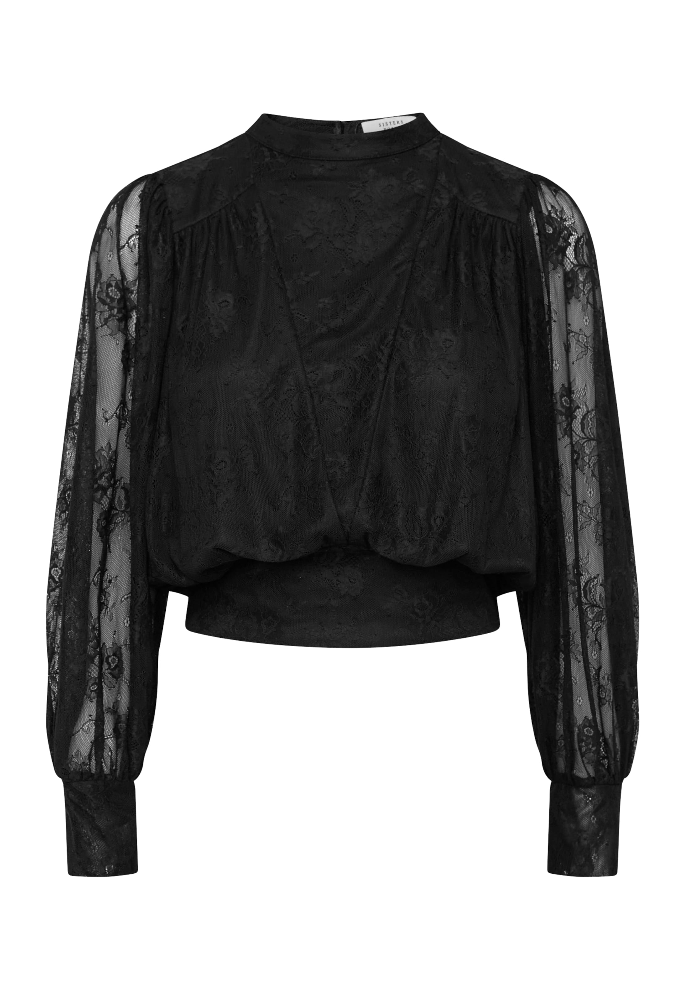 SISTERS POINT - Blusa 'NONO-T1' en negro: frente