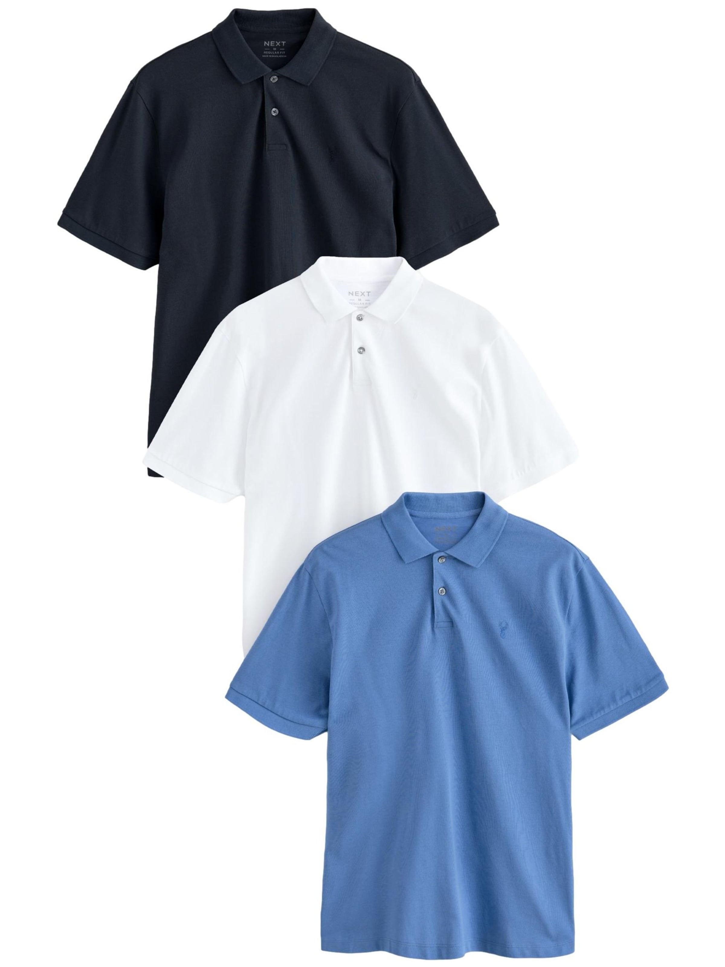 Next Shirt in Blue: front