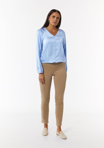 Chemisier comma casual identity en bleu