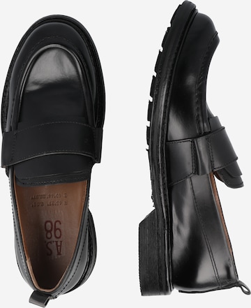 A.S.98 Moccasins 'DIVISION' in Black