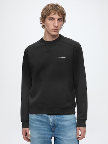 Karl Lagerfeld Sweatshirt in Schwarz: Vorderseite