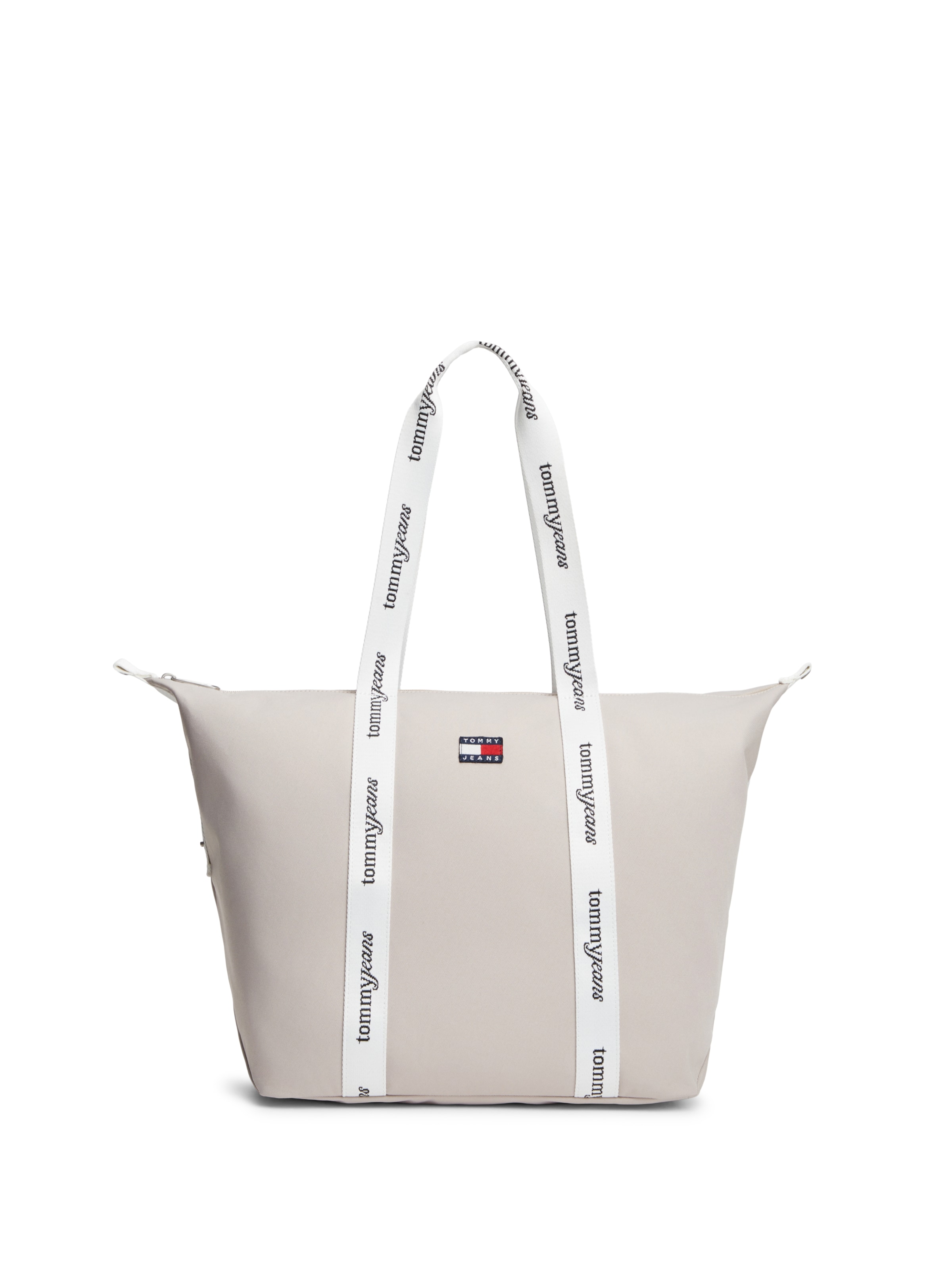 Shopper 'ESS' di Tommy Jeans in beige: frontale
