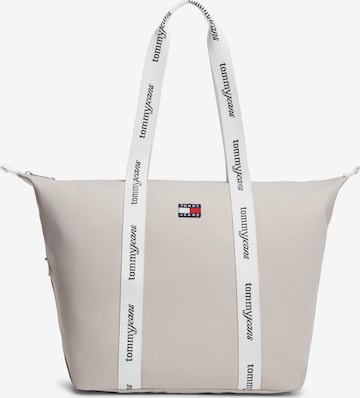 Shopper 'ESS' di Tommy Jeans in beige: frontale