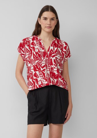 s.Oliver Blouse in Rood: voorkant