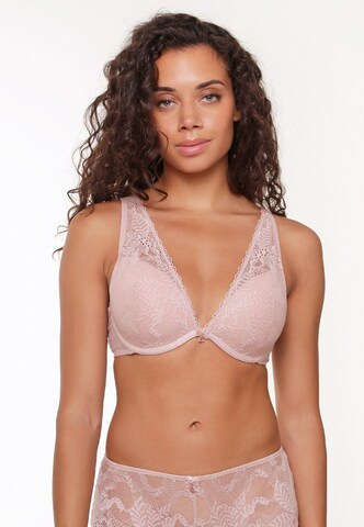 Triangle Soutien-gorge LingaDore en rose : devant