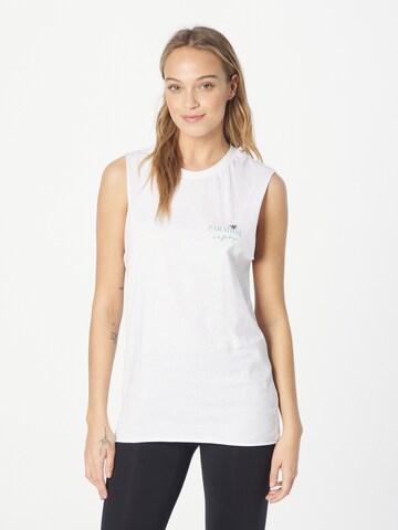 Hey Honey - Camiseta funcional en blanco: frente