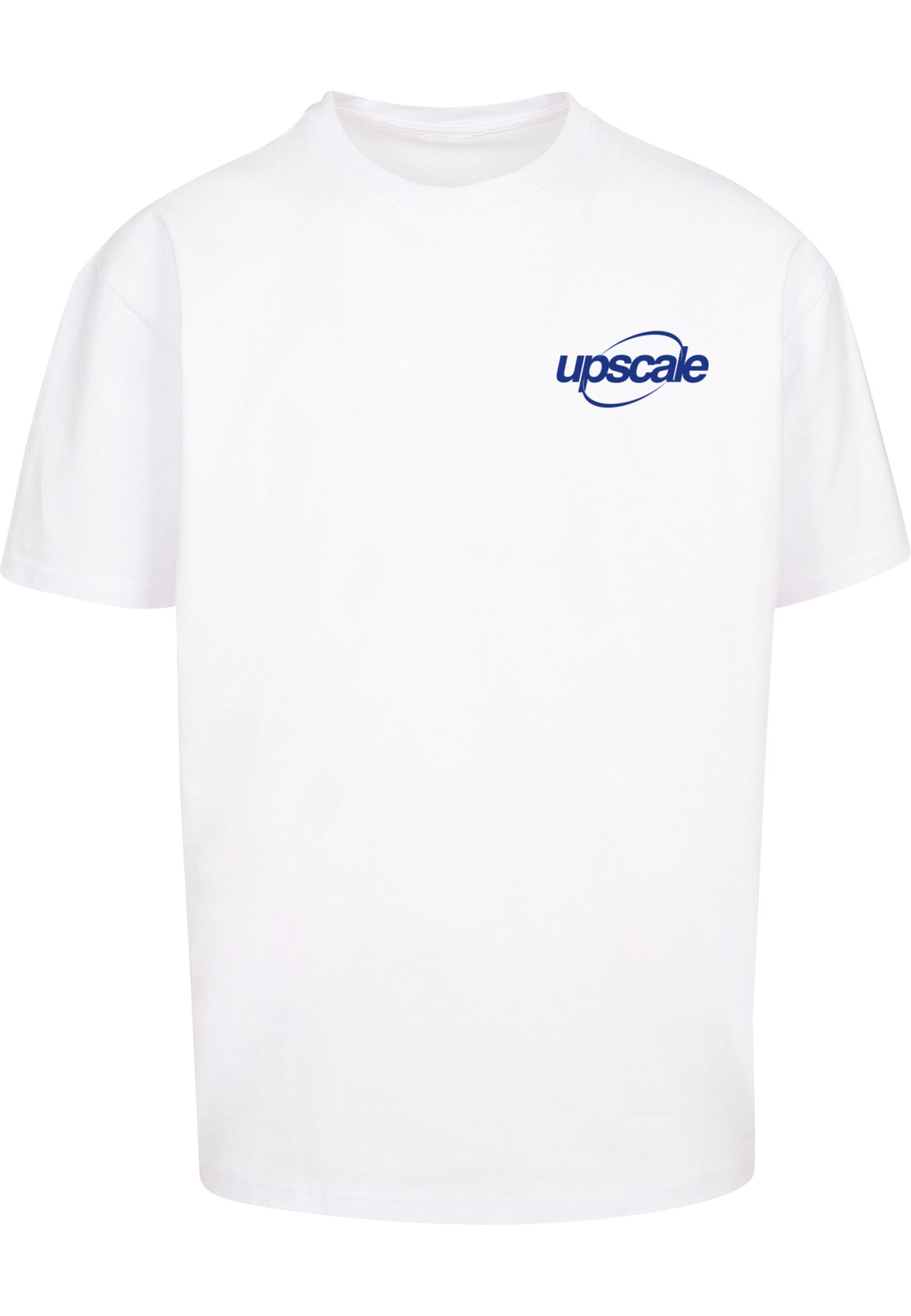 T-Shirt 'Good Life Quest' MT Upscale en blanc : devant