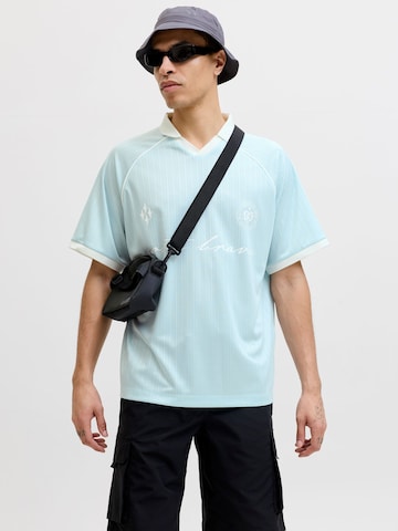 T-Shirt JACK & JONES en bleu : devant