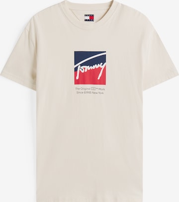 Tommy Jeans - Camiseta en beige: frente