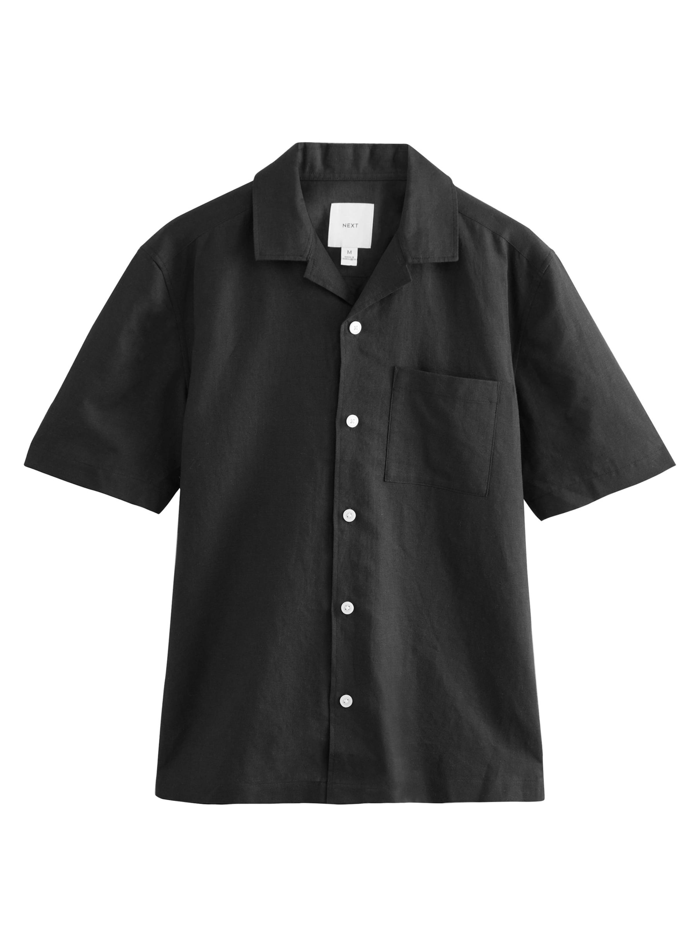 Regular fit Cămașă de la Next pe negru: față