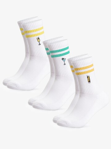 Occulto Sports socks 'Summer' in Blue: front