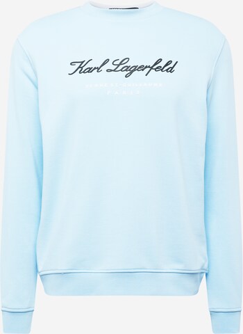 Karl Lagerfeld Sweatshirt i blå: framsida