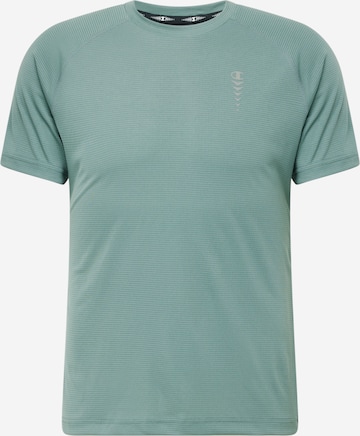 T-Shirt fonctionnel Champion Authentic Athletic Apparel en vert : devant