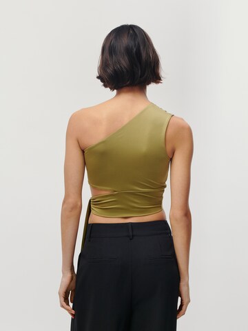 LeGer by Lena Gercke Τοπ 'Leia' σε πράσινο: πίσω