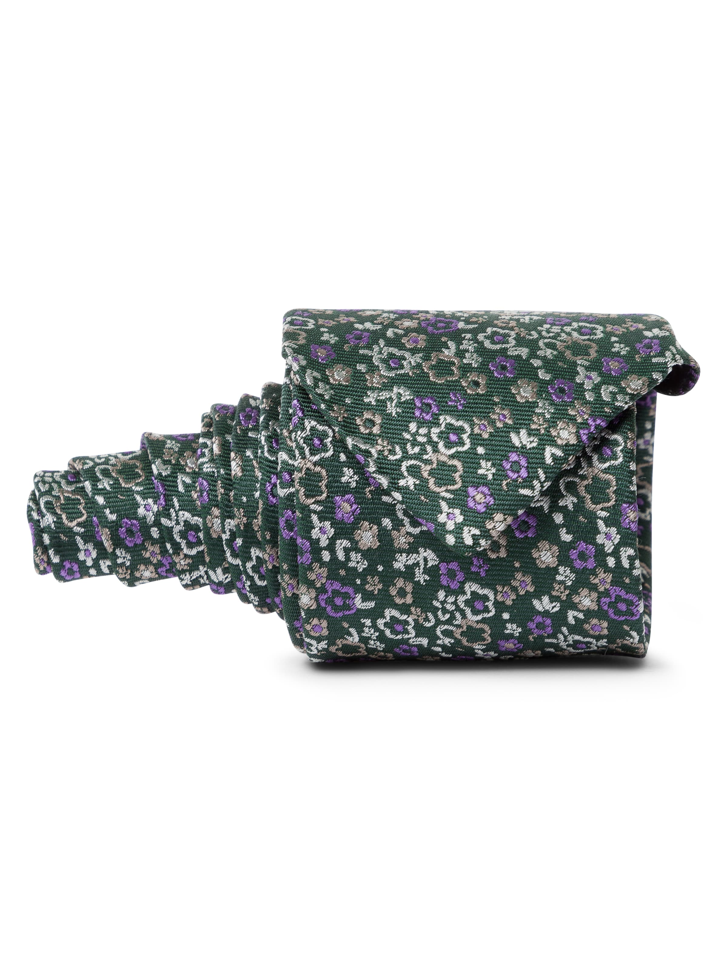 Andrew James Tie in Green: front