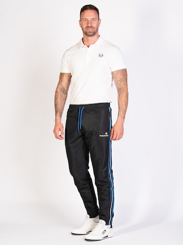 Sergio Tacchini Tapered Workout Pants 'LISTA' in Black