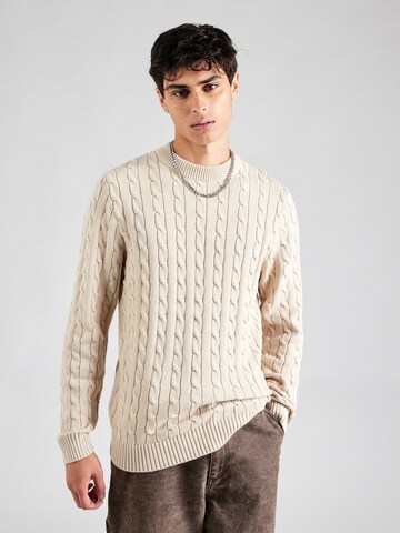 Pullover 'Ryan' di SELECTED in beige: frontale