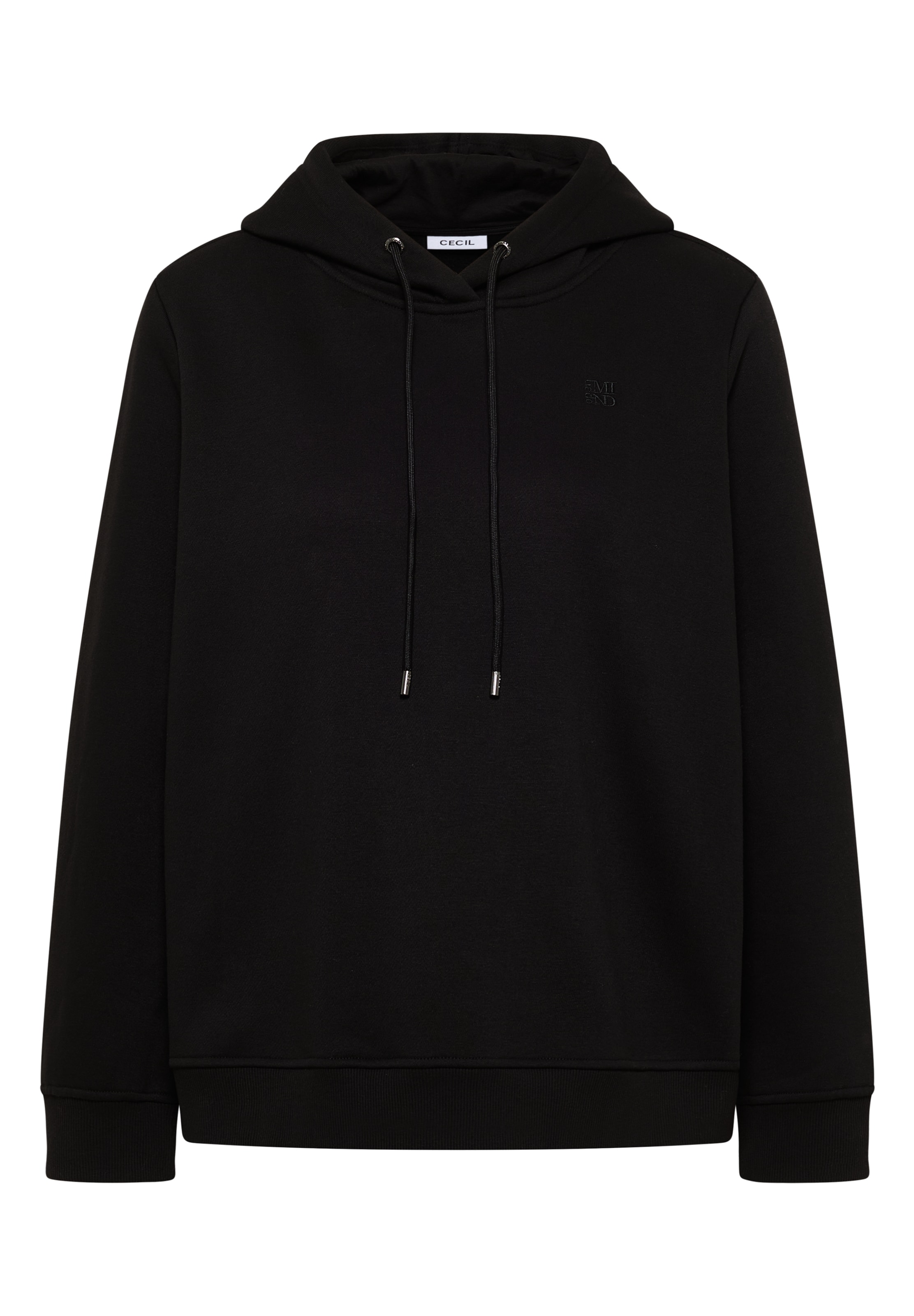 CECIL Sweatshirt in Black: front